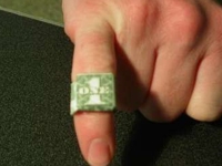 instructables jeffreyf Dollar Bill Ring